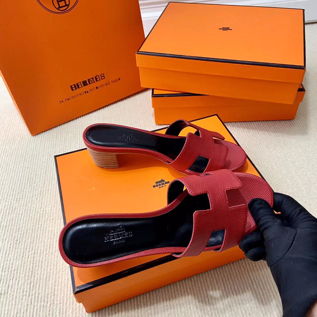 에르메스 올수공 오아시스 슬리퍼 샌들 앱송 26